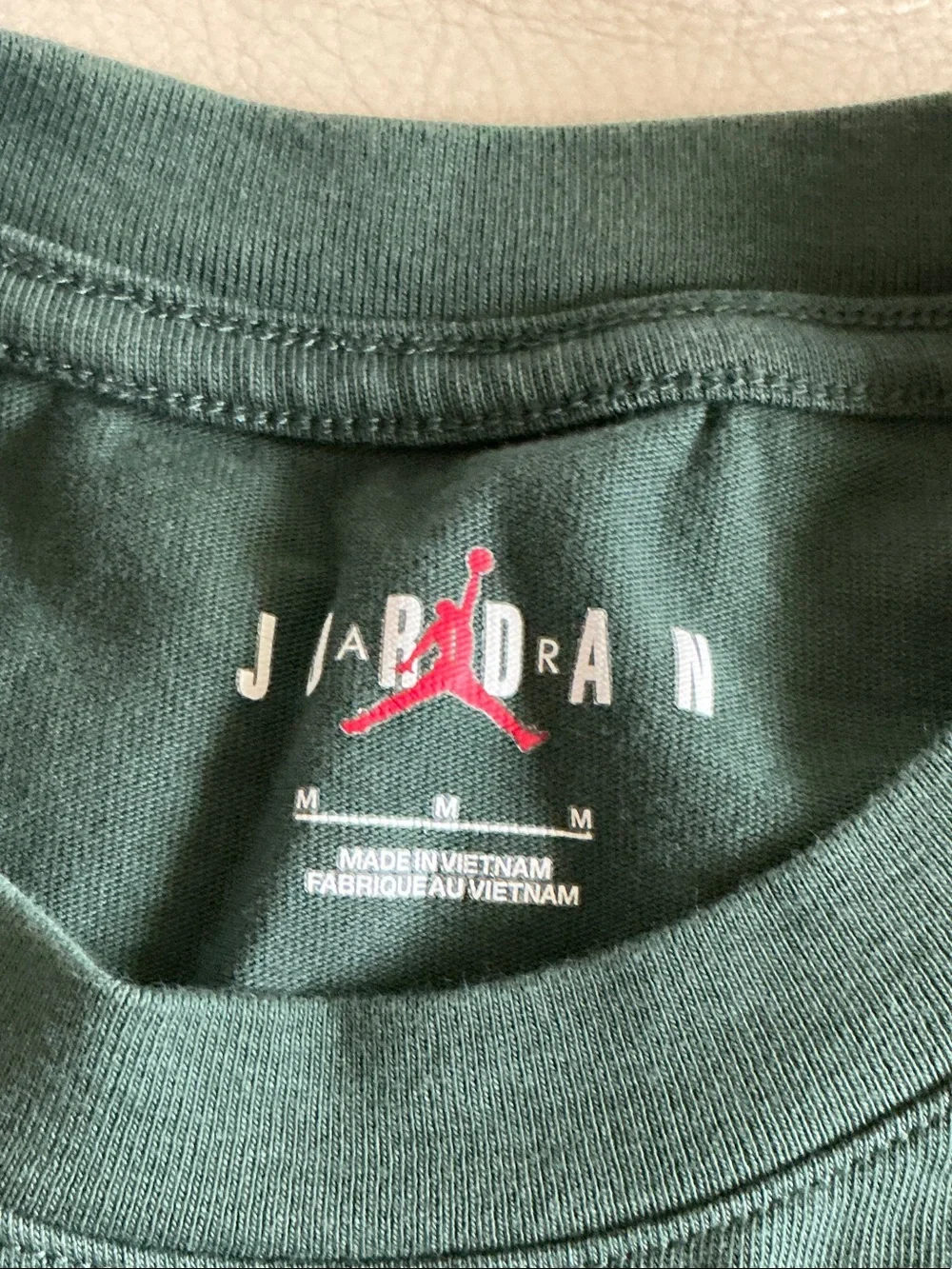 Jordan Short-Sleeve Crewneck Tee in Forest Green